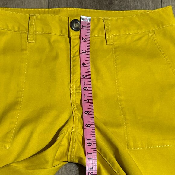 CAbi Utility Trouser Pants Size 6 Mustard Yellow Style #5869 - Picture 9 of 13